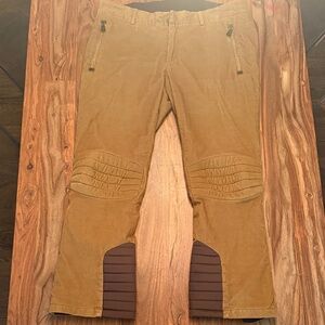 RARE! Moncler Men's Light Brown/Tan Corduroy Ski Pants XXL